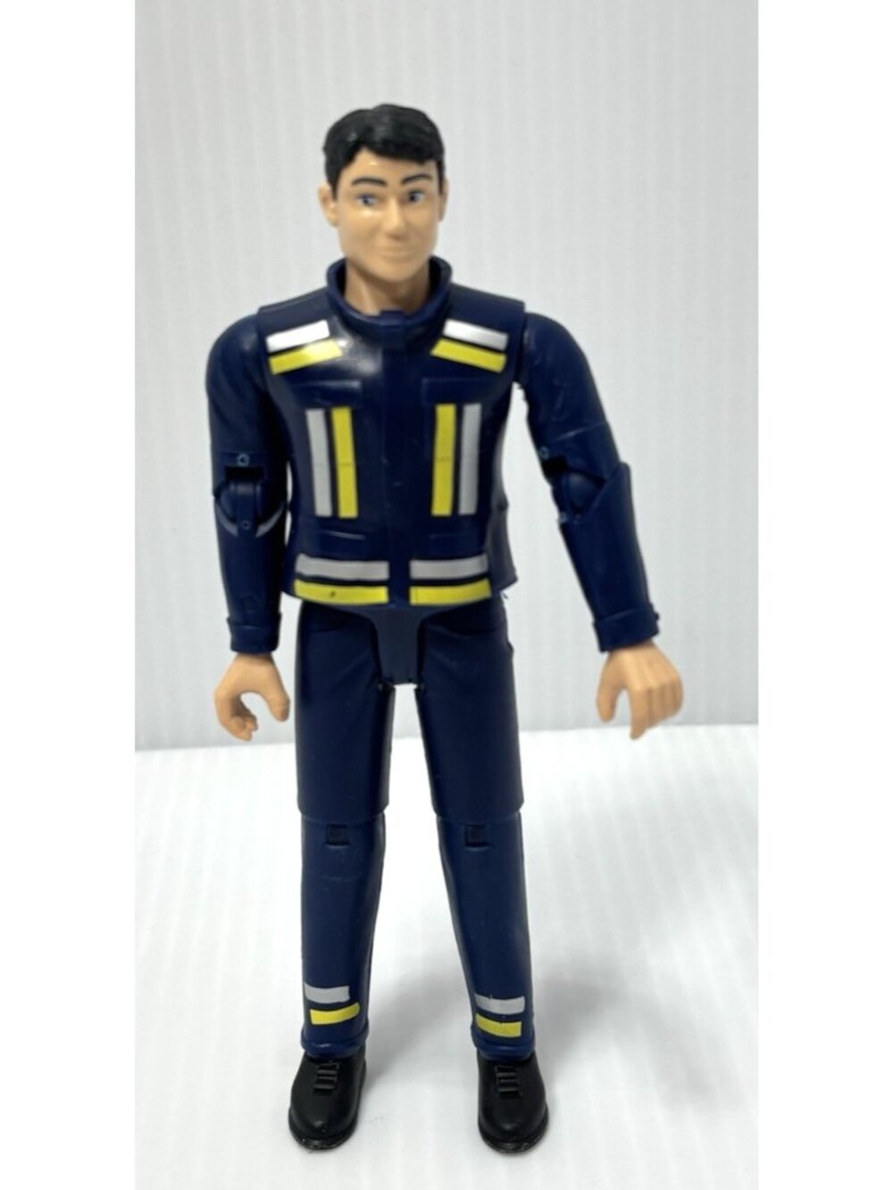 Bruder bworld Action Figure Blue Jacket Technician Worker Toy Germany  GUC